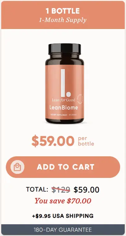 LeanBiome pricing