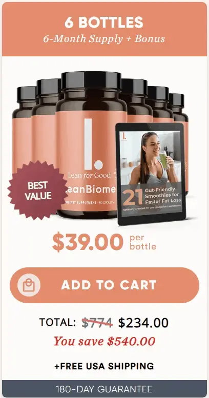 LeanBiome pricing